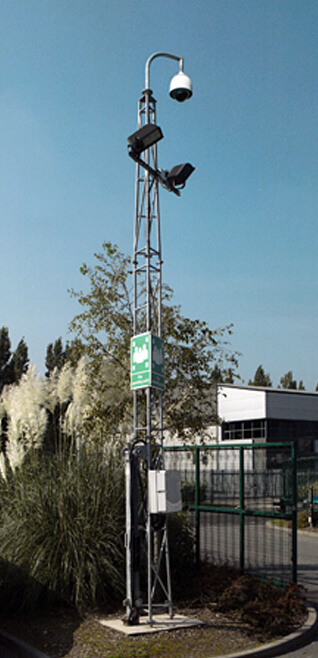 Tilt Over Camera Tower from WEC CCTV - WD Range - © WEC Group