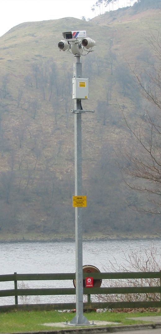 WEC Fixed Square CCTV Column FMS